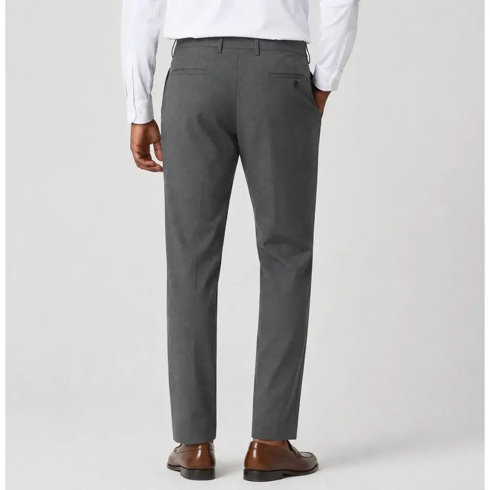 J.CREW Men's Slim-fit Thompson Performance Suit Pants 32x30 Grey Tapered Leg NWT